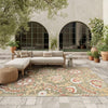 Nourison Aloha ALH17 Sage Rose Area Rug Room Scene Feature