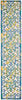 Nourison Aloha ALH21 Ivory Blue Area Rug 2'3'' X 12' Runner