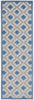 Nourison Aloha ALH26 Blue/Grey Area Rug 2'3'' X 8' Runner