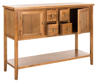 Safavieh Charlotte Storage Sideboard Oak Front 2