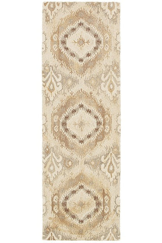 Oriental Weavers Anastasia 68003 Sand/Ivory Area Rug 2'6'' X 8' Runner 