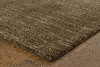 Oriental Weavers Aniston 27109 Brown/Brown Area Rug Corner On Wood