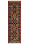 Oriental Weavers Ankara 1802R Red/Blue Area Rug 2'3'' X 7'6'' Runner