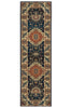 Oriental Weavers Ankara 1803B Blue/Red Area Rug 2'3'' X 7'6'' Runner