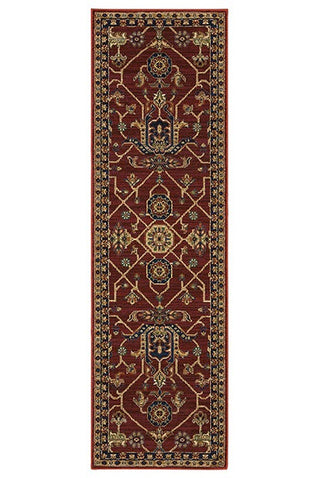 Oriental Weavers Ankara 531R5 Red/Blue Area Rug 2'3'' X 7'6'' Runner