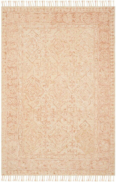 Safavieh Aspen 225 Ivory/Blush Area Rug 5x8 top down