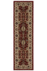 Oriental Weavers Ariana 130/8 Red/Ivory Area Rug 2'3'' X 7'9'' Runner