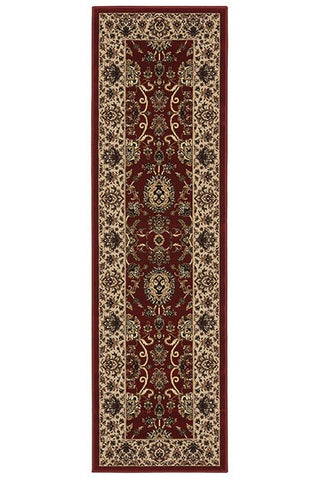 Oriental Weavers Ariana 130/8 Red/Ivory Area Rug 2'3'' X 7'9'' Runner