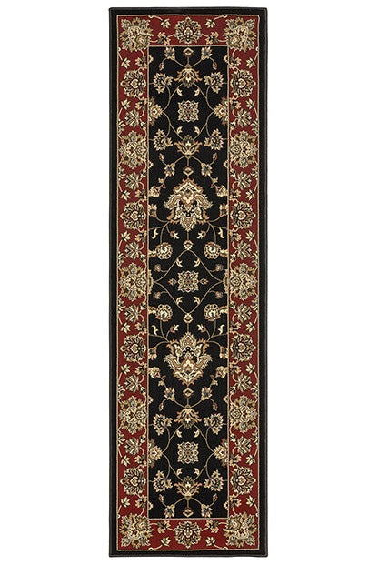 Oriental Weavers Ariana 623M3 Black/Red Area Rug 2'3'' X 7'9'' Runner