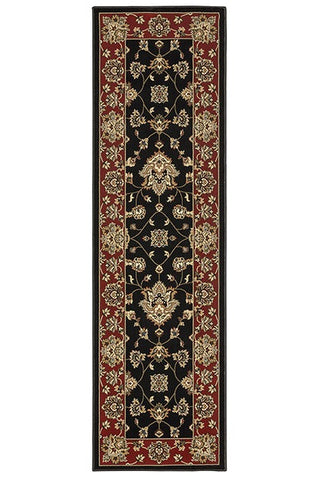 Oriental Weavers Ariana 623M3 Black/Red Area Rug 2'3'' X 7'9'' Runner