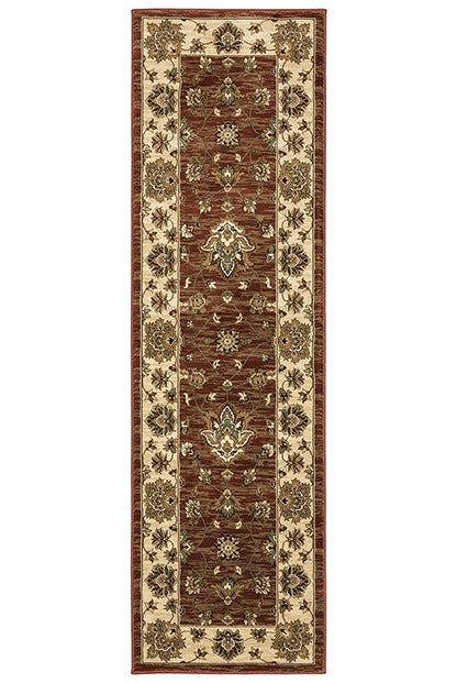 Oriental Weavers Ariana 623V3 Red/Ivory Area Rug 2'3'' X 7'9'' Runner