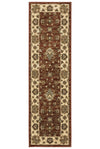 Oriental Weavers Ariana 623V3 Red/Ivory Area Rug 2'3'' X 7'9'' Runner