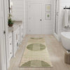 Nourison Astra Machine Washable ASW03 Ivory Olive Area Rug Room Scene 3