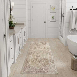 Nourison Astra Machine Washable ASW11 Rust Multicolor Area Rug Room Scene 4