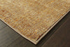 Oriental Weavers Atlas 8033R Gold/Yellow Area Rug Corner On Wood Featured