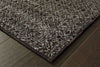 Oriental Weavers Atlas 8048Q Black/Grey Area Rug Corner On Wood