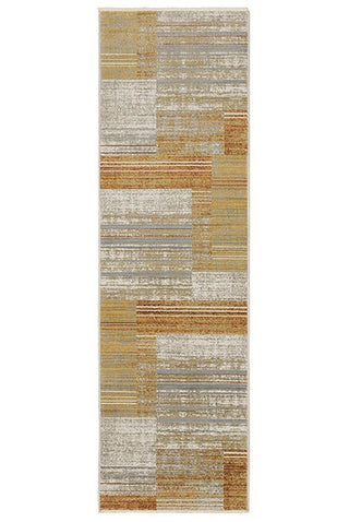 Oriental Weavers Bauer 090R2 Rust/Gold Area Rug 2'3'' X 7'6'' Runner