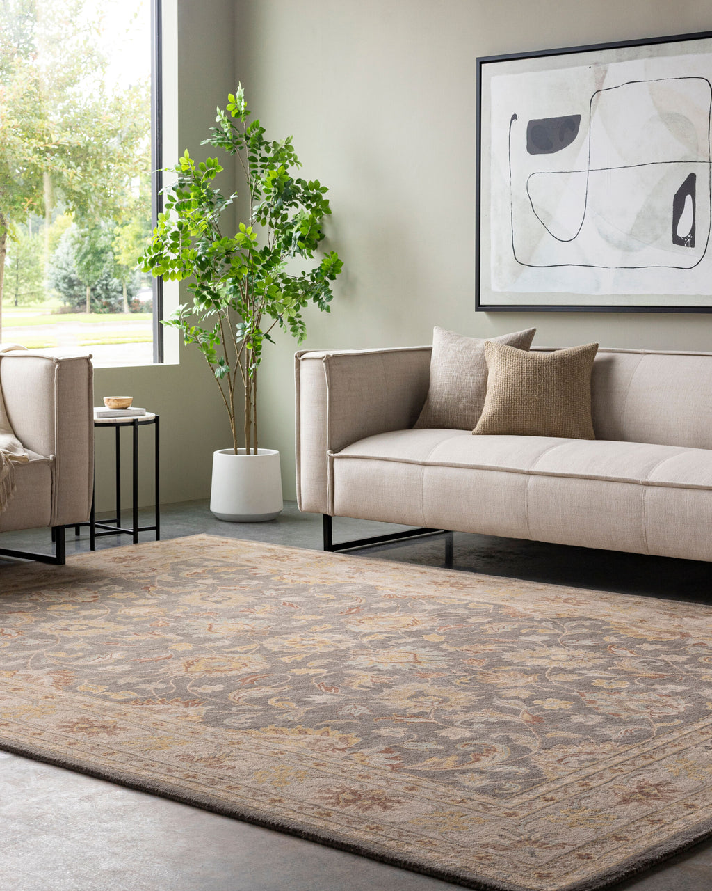 Surya Caesar CAE-1005 Area Rug Room Scene Featured