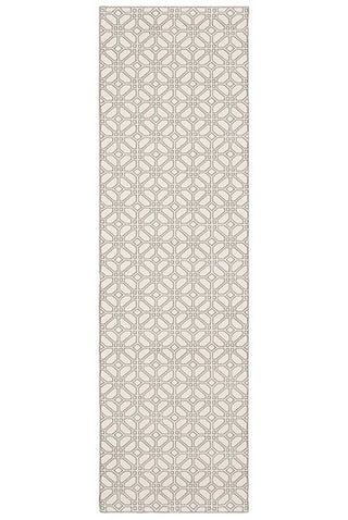 Oriental Weavers Capistrano 522A1 Ivory/Grey Area Rug 2'3'' X 7'6'' Runner