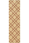 Oriental Weavers Casablanca 5178E Beige/Rust Area Rug 1'10'' X 7'6'' Runner