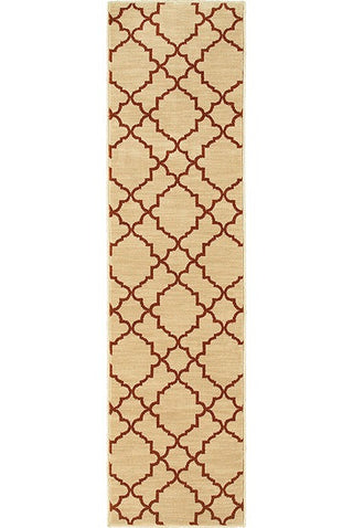 Oriental Weavers Casablanca 5178E Beige/Rust Area Rug 1'10'' X 7'6'' Runner