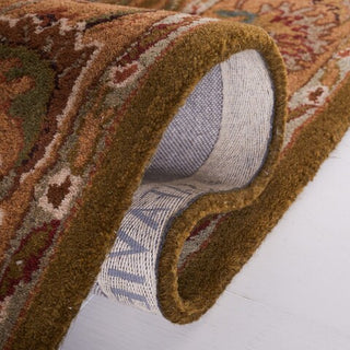 Safavieh Classic Cl758 Olive/Camel Area Rug Edge