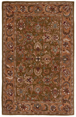 Safavieh Classic Cl758 Olive/Camel Area Rug 5 X 8