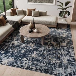 Nourison Dekor DEK11 Slate Area Rug Room Scene 3