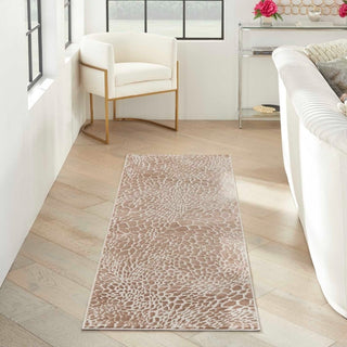 Nourison Desire DSR08 Camel Silver Area Rug Runner