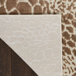 Nourison Desire DSR08 Camel Silver Area Rug Backing