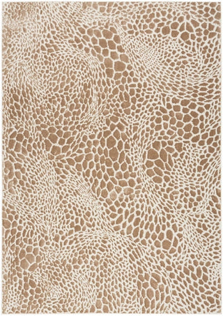Nourison Desire DSR08 Camel Silver Area Rug 5 X 8