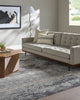 Livabliss Gakko GKK-2305 Medium Gray Area Rug Room Scene Feature