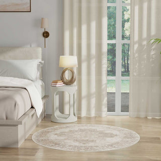 Nourison Grafix GRF14 Ivory Beige Area Rug Room Scene 2