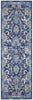 Nourison Grafix GRF24 Navy Area Rug 2'3'' X 7'6'' Runner