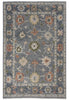 Rizzy Hallmark HAL665 Gray / Dark Area Rug 5 X 8