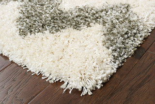 Oriental Weavers Henderson 625W9 Grey/ Ivory Area Rug Corner On Wood