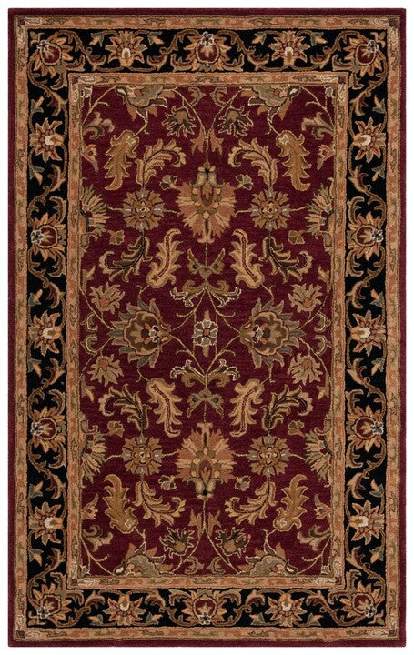 Safavieh Heritage 628 Red/Black Area Rug 5 X 8