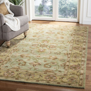 Safavieh Heritage 811 Green/Gold Area Rug Room Scene 2
