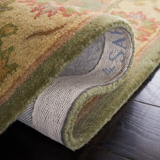 Safavieh Heritage 811 Green/Gold Area Rug Edge 2