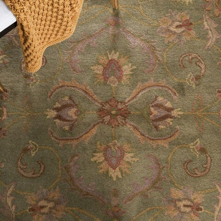 Safavieh Heritage 811 Green/Gold Area Rug Detail