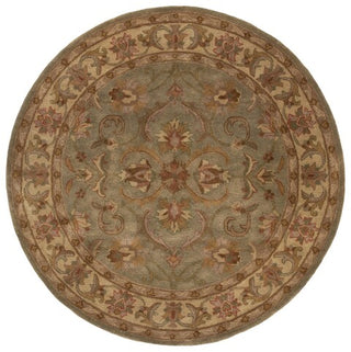 Safavieh Heritage 811 Green/Gold Area Rug Round