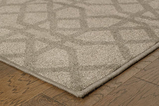 Oriental Weavers Highlands 6638E Grey/Beige Area Rug Corner 