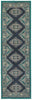 Oriental Weavers Highlands 6658A Blue/Ivory Area Rug 2'3'' X 7'6'' Runner