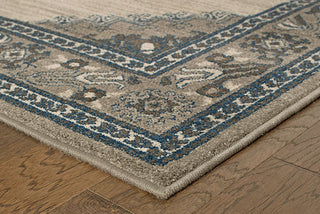 Oriental Weavers Highlands 6658B Beige/Grey Area Rug Corner 