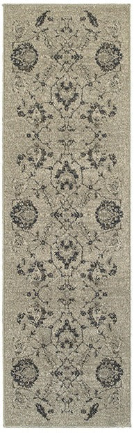 Oriental Weavers Highlands 6684D Beige/Grey Area Rug 2'3'' X 7'6'' Runner