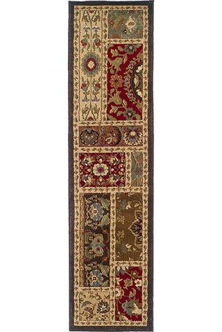 Oriental Weavers Huntington 1716C Beige/Brown Area Rug 1'10'' X 7'6'' Runner