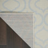 Jubilant JUB19 Ivory/Blue Area Rug by Nourison Backing