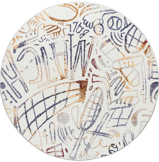 katiemerz x Kalaty Sportsglyphs SY1269 Area Rug