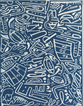 katiemerz x Kalaty Sportsglyphs SY1270 Area Rug