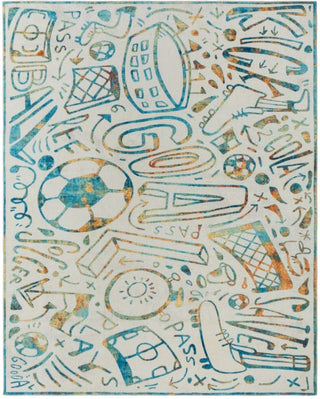 katiemerz x Kalaty Sportsglyphs SY1276 Area Rug